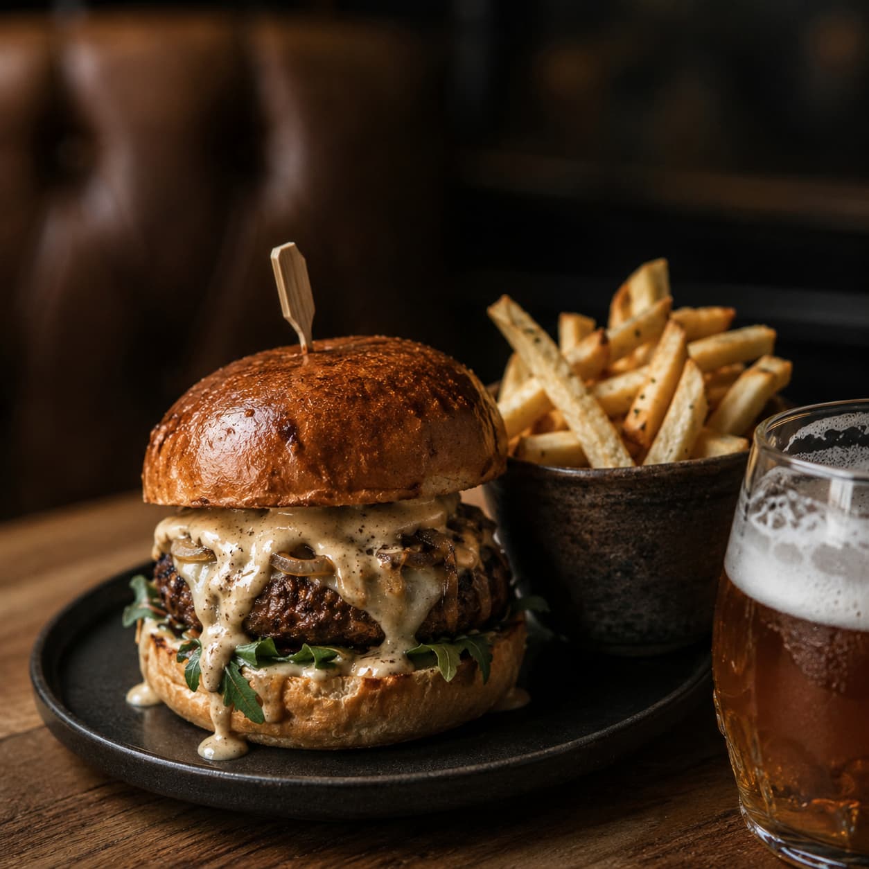 Burger sauce à la bière