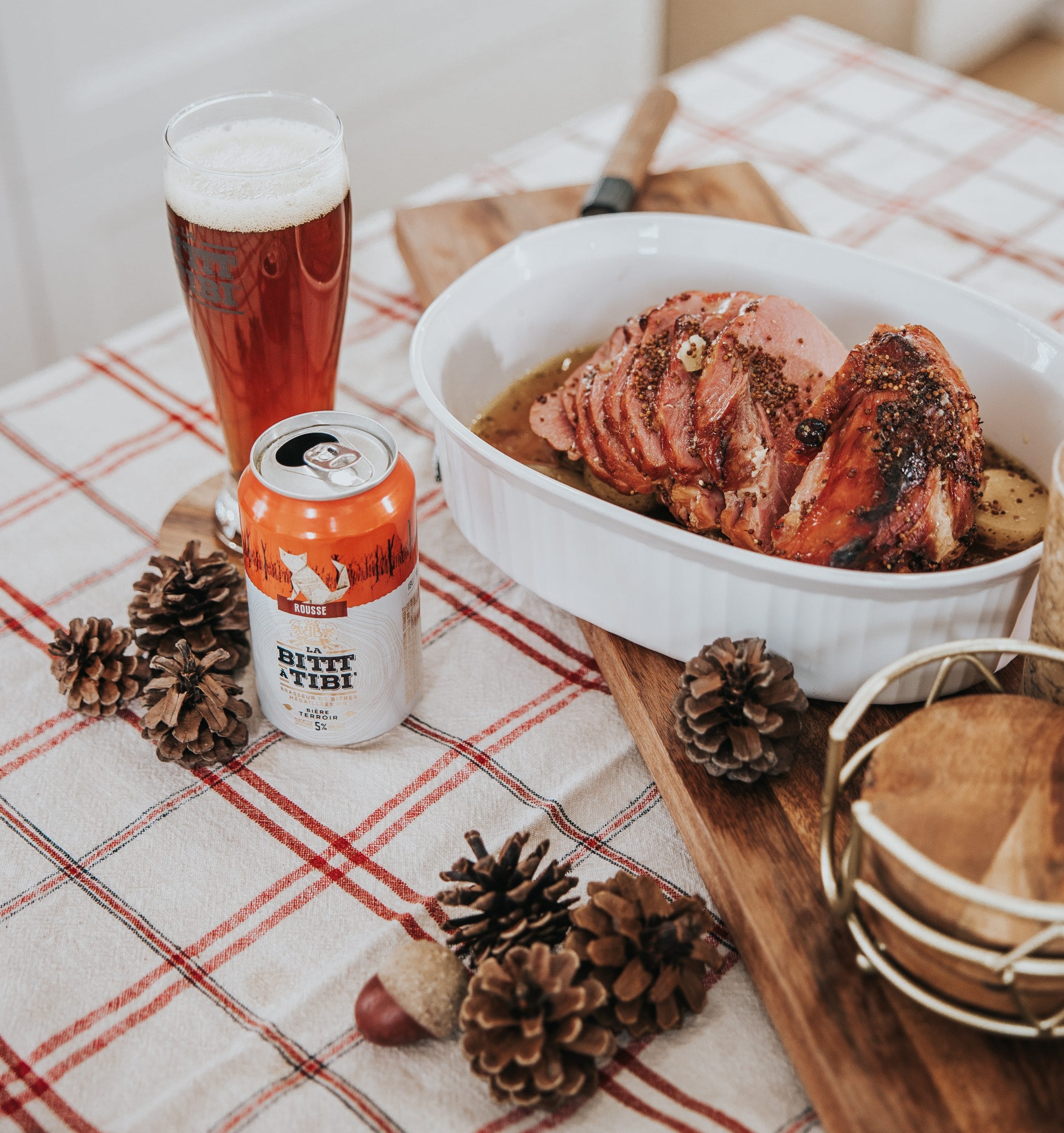 Porc à l'érable et bière