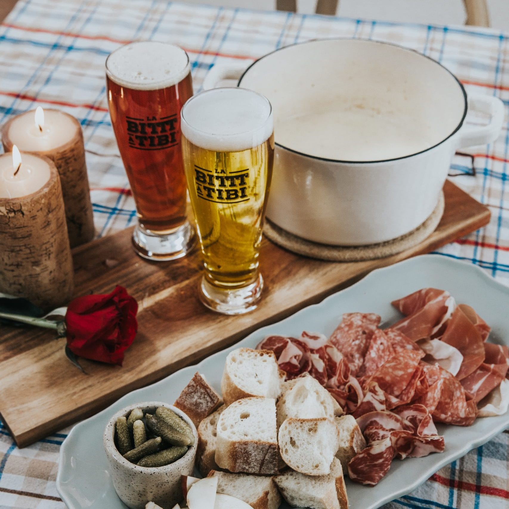 Fondue au fromage à la bière